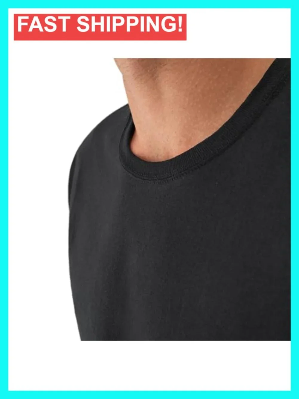 Men's Cotton Undershirt Multipack - 6 Pack, Crew Neck, Short Sleeve